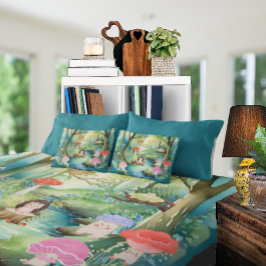 Almofada Pessoas e Amigos de Cogumelo Bonitos