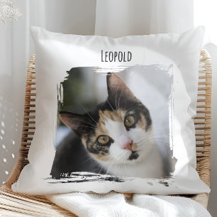 Almofada Pet de Cat Fotografia com Nome