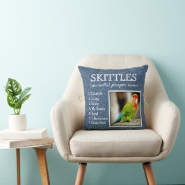 Almofada Pet Keepsasasasaara Personalizada Denim Blue Linen