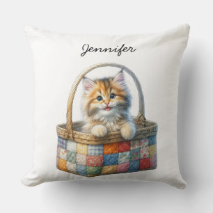 Almofada Pet Lover Cat Travesseiro decorativo