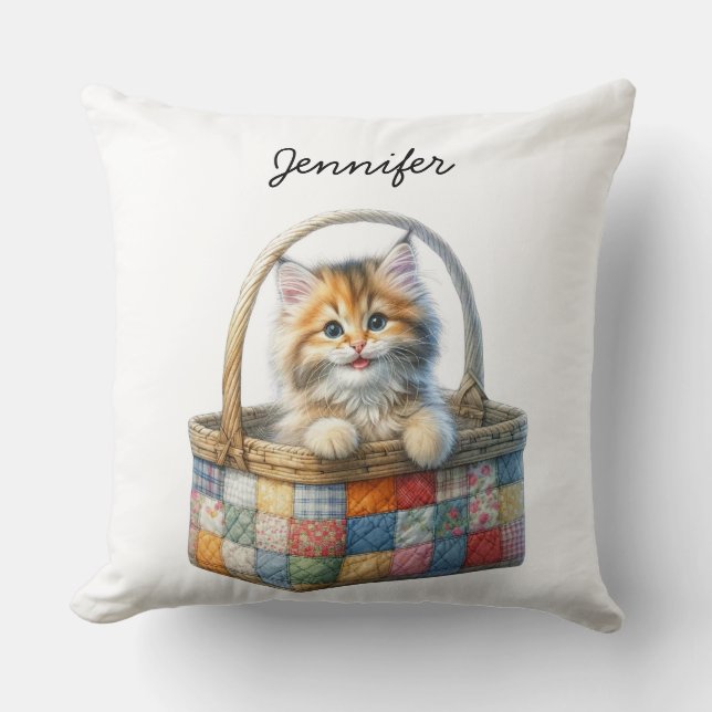 Almofada Pet Lover Cat Travesseiro decorativo (Frente)