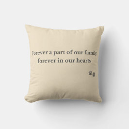 Almofada Pet Memorial Pillow – Forever Family