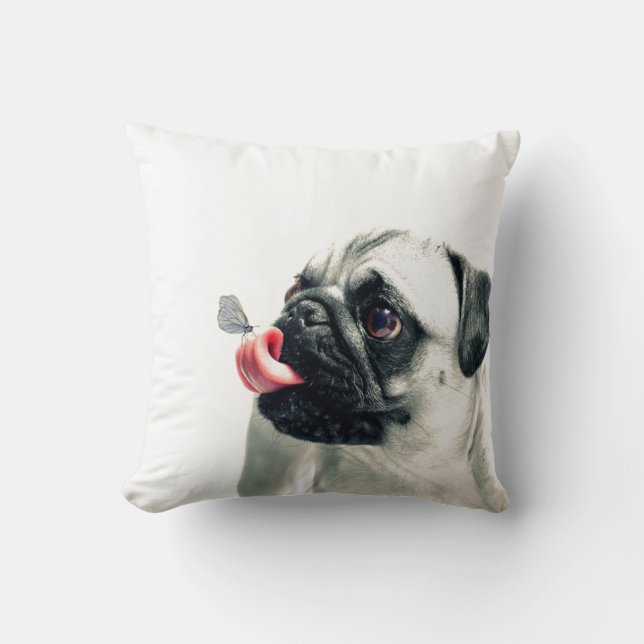 Almofada Pet Pet PUG - personalize-o (Frente)