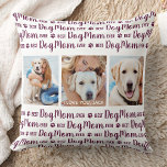 Almofada Pet Photo Modern Best Dog Mãe Nunca<br><div class="desc">Melhor Mãe De Cachorro... Surpreenda sua mãe de cachorro favorita seja seu aniversário, Dia de as mães ou Natal com este travesseiro de fotos personalizado super fofo. Personalize este travesseiro de cachorro com 3 das fotos favoritas do seu cachorro e personalize a foto central com o nome. Lado duplo -...</div>