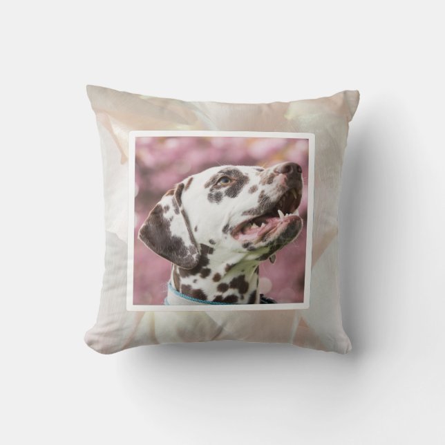 Almofada Pet photo - pearl colour  (Frente)