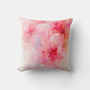 Almofada Petal Elegância Cor-de-Água Rosa