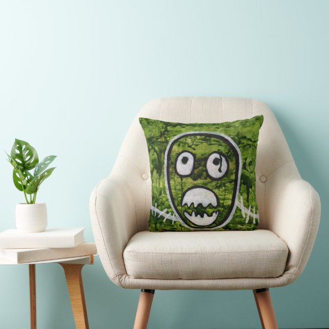 Almofada Pete Semente Crânio Arte de Monstro Excêntrico e E (Cadeira)