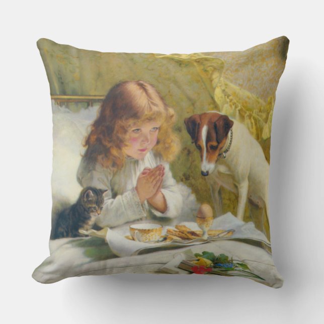 Almofada Pets Amarelos da Imagem Espacial Infantil (Frente)