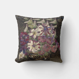 Almofada Petúnias por Charles Mackintosh