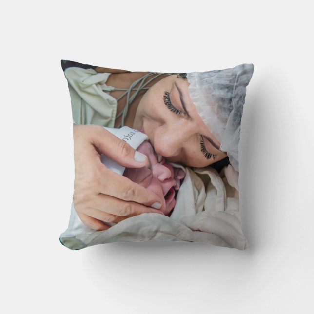 Almofada Photo Customised Pillow With Picture Throw Pillows (Frente)