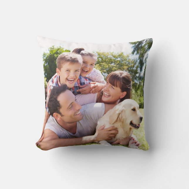 Almofada Photo Customised Pillow With Picture Throw Pillows (Frente)