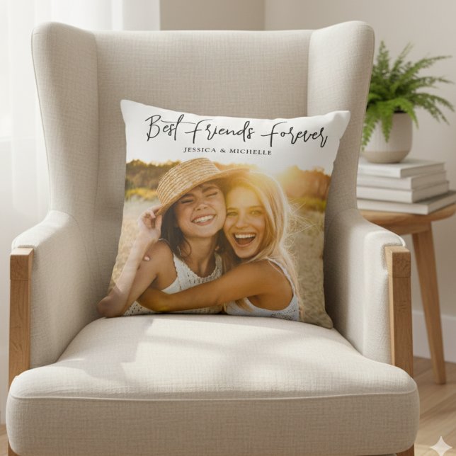 Almofada Photo Personalized Best Friends  (Criador carregado)