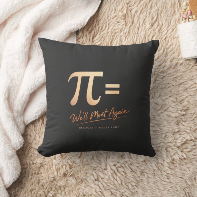 Almofada Pi Day Shirt – PI = We’ll Meet Again – Modern Math (Cobertor)