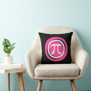 Almofada Pi - Símbolo PINK e Círculos Legal