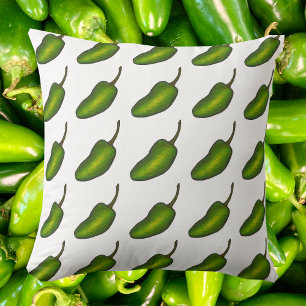 Almofada Picante Verde Quente-Pimenta-De-Jalapeño Veggie Ve