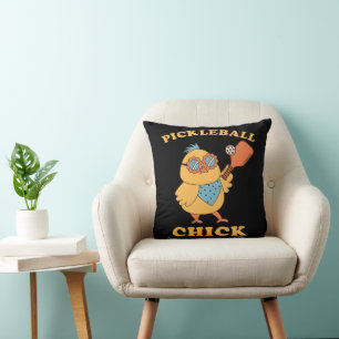 Almofada Pickleball Chick - retrô