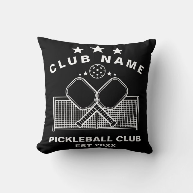 Almofada Pickleball Personalized Club Name (Frente)