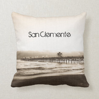 Almofada Pier de San Clemente foto antiga da Califórnia