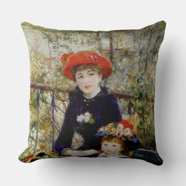 Almofada Pierre A Renoir| Duas Irmãs, ou No Terreno (Frente)