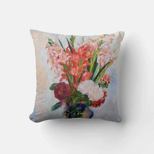 Almofada Pierre-Auguste Renoir - Gladioli (Frente)