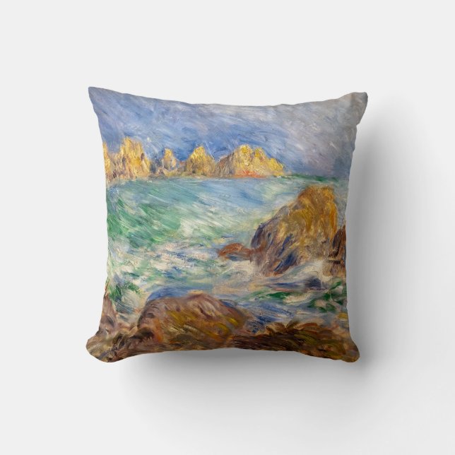 Almofada Pierre-Auguste Renoir - Marine, Guernesey (Frente)
