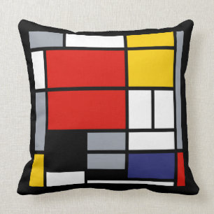 Almofada Piet Mondrian, Composição com Plano Vermelho Grand