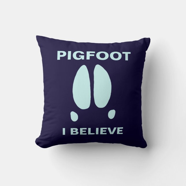 Almofada Pigfoot - Eu Acredito (Frente)
