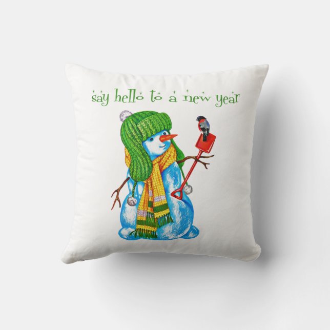 Almofada pilha de dois rostos (Verso)