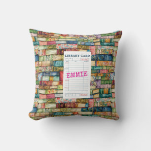 Almofada Pilha de Livros Estética Aquarela