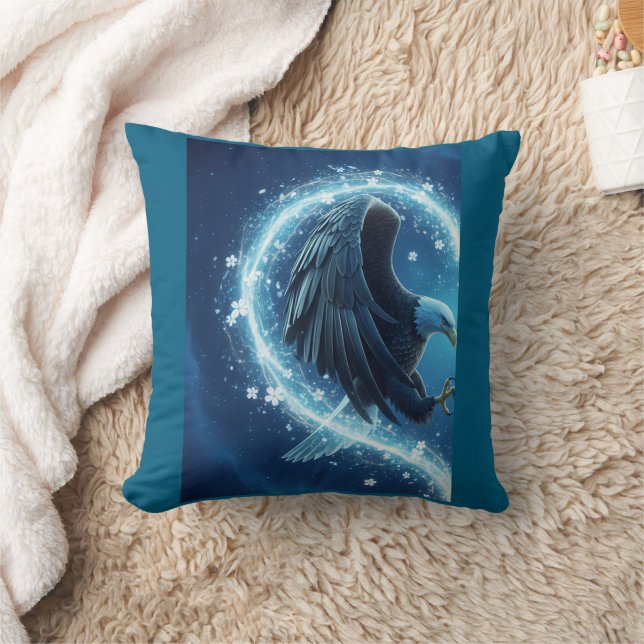 Almofada Pillow Bald Eagle Heart - I Will Be With You (Cobertor)