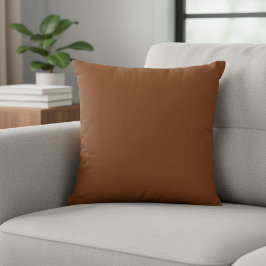 Almofada pillow brown simple solid color