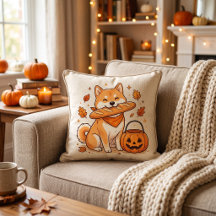 Pillow de Baguete de Cão Shiba Inu Engraçado de Ha