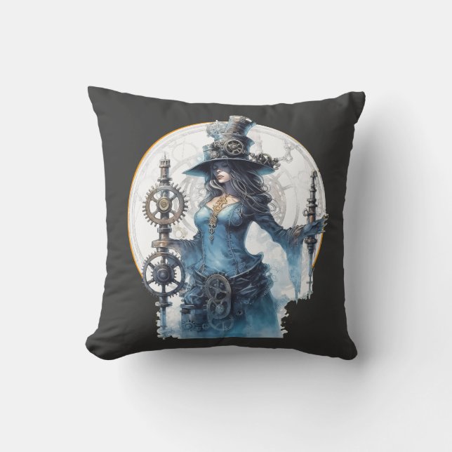 Almofada (Pillow) Evocação Steampunk (Frente)