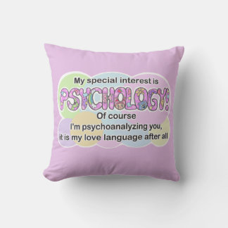 Almofada Pillow Psychology Love Language (ADHD, Autistic)