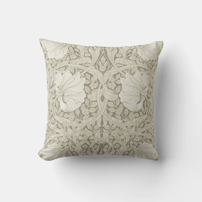 Almofada Pimpernel Ivory, William Morris (Frente)