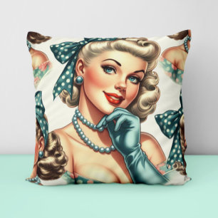 Almofada Pin-up Clássico Fofo Retrô