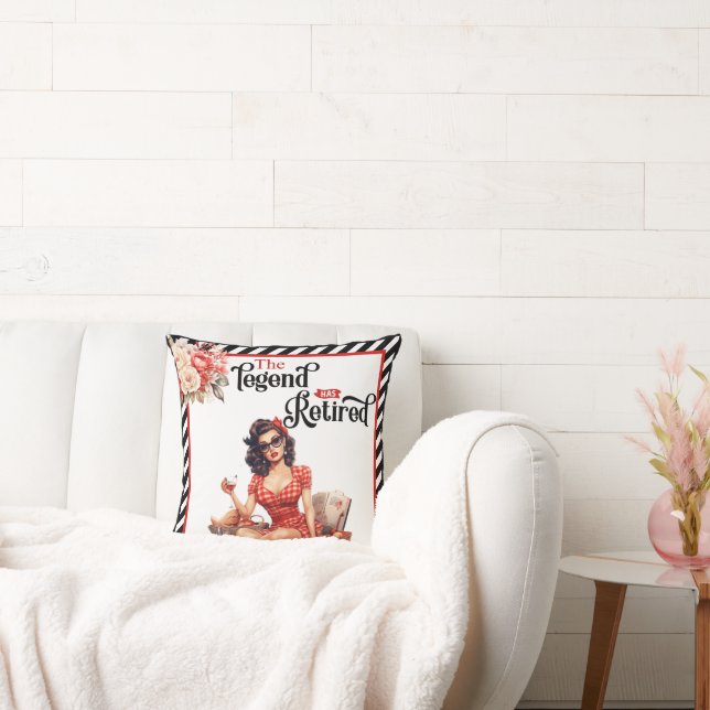 Almofada Pinagem de Legenda Aposentada (Sofá)