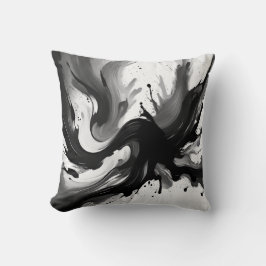 Almofada Pincel Artístico Traços no Travesseiro decorativo