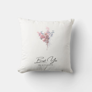 Almofada Pincel Moderno Personalizado Você Seja Uma Flor