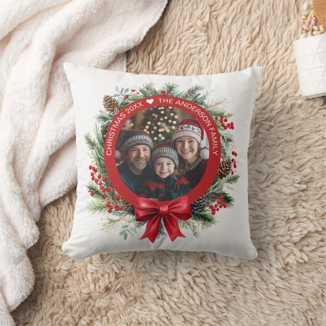 Almofada Pine De Fora De Natal Deixa A Foto De Holly Berrie (Cobertor)