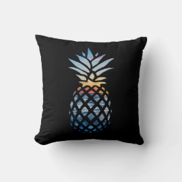 Almofada Pineapple Sunset e Blue Ocean Waves