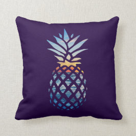 Almofada Pineapple Sunset e Blue Ocean Waves