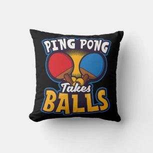 Almofada Ping Pong leva Design de bolas Tênis