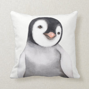 Almofada Pinguim Aquarela Fofo Personalizado