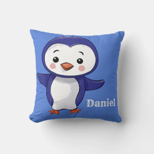 Almofada Pinguim bebê bonito