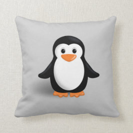 Almofada Pinguim Bebê Fofo