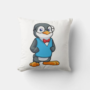 Almofada Pinguim como Nerd de óculos