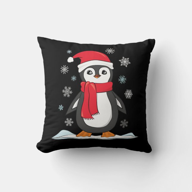 Almofada Pinguim Cujo Natal (Frente)