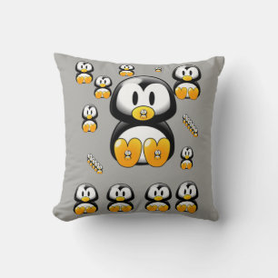 Almofada Pinguim de decore de travesseiros decorativos