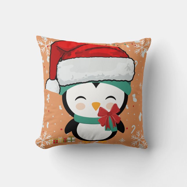 Almofada pinguim giro (Frente)